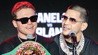 Canelo Alvarez vs Edgar Berlanga • New York Press Conference amp Face Off Video [upl. by Bridges]