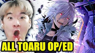 I Reacted to ALL TOARU OPENING amp ENDINGS  INDEX RAILGUN ACCELERATOR [upl. by Ruth]