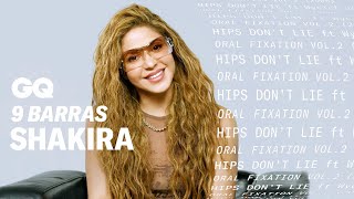 Shakira reacciona a sus canciones más importantes Hips Don’t Lie Bzrp  9 Barras  GQ España [upl. by Arej917]