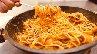 Unglaublich leckere Spaghetti in 15 Minuten Ein einfaches und leckeres PastaRezept zum Abendessen [upl. by Stempien]