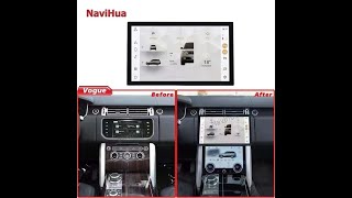 How to installation 13 inch Range Rover Vogue Android Radio Screen [upl. by Yerg]