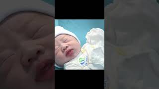 Birth Vlog newborn shortsfeed baby labor laboranddeliverystory shots hospital baby [upl. by Ylim]