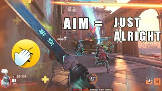 Having a MID AIM in OVERWATCH be like [upl. by Chamkis534]