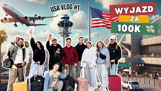 Lecimy do USA  USA Vlog 1  PODRÓŻ ZA 100 TYSIĘCY ZŁOTYCH [upl. by Rukna]