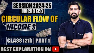 Macroeconomics  Unit 1  Circular flow of Income  Class 12  Part 1 [upl. by Anailli924]