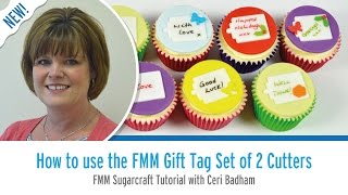 How to use the FMM Gift Tag Set of 2  CUTGFTAG [upl. by Anali308]