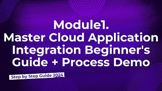 Module 1 Cloud Application Integration Introduction Process in Informatica Cloud 2024 [upl. by Saravat]