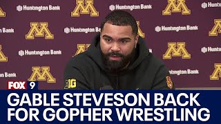 Gable Steveson on returning to Gophers wrestling I want to show the world who Gable Steveson is [upl. by Jamieson641]