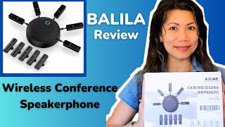 BALILA Wireless Conference Speakerphone Review [upl. by Lrac443]