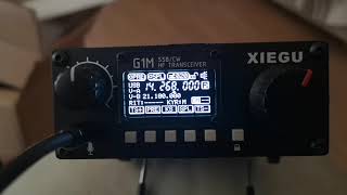 Xiegu G1M HF transceiver on loan from wwwsinotelcouk [upl. by Somerville]