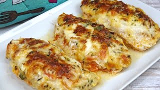 FILETES DE POLLO RELLENO AL HORNO Fácil y Rico🤩STUFFED CHICKEN FILLET [upl. by Hanus874]