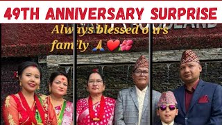 Surprise 49th Anniversary  Ayush station  Kathmandu Surprise [upl. by Elayor917]