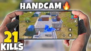 21 Kills HANDCAM 5 Fingers  Gyroscope 🔥  PUBG Mobile Gameplay [upl. by Farmann349]