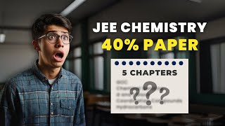 40 of the Paper comes from these 5 Chapters 🤯  JEE Mains 2025 Strategy [upl. by Eniaj]