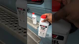 Adding Antigel to my diesel to prevent fuel from gelling [upl. by Aisak]