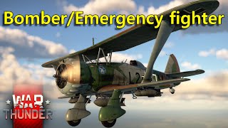 Henschel Hs 123 A1 close air support gameplay amp quick review Ground RB [upl. by Alliuqa]