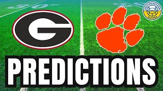 Georgia vs Clemson PREDICTIONS  2024 College Football Predictions  SEC Week 1 [upl. by Annovaj]