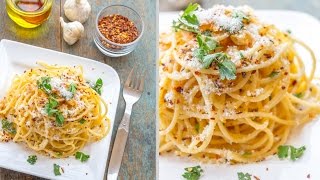 Spaghetti Aglio E Olio  Flavor Quotient [upl. by Ahsiekat652]