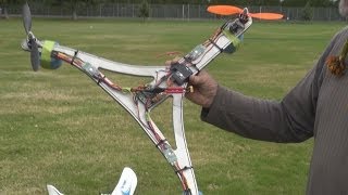 RC multirotor flying in Tokoroa Sunday 27th April [upl. by Tinya]