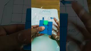 3D Rubiks cube magic trick and formula tips and tricks shots rubikscube [upl. by Flynn]