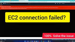 Failed to connect to your instance  Error establishing SSH connection to your instance  100 fix [upl. by Ylrak]