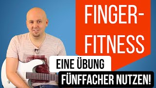 Gitarre Fingertraining  Gitarrenunterricht Übungen  Technik üben Gitarre [upl. by Nohsreg]