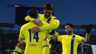 SintTruiden  KAA Gent pes 2021 gameplay JPL [upl. by Netsyrc399]