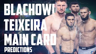 БЛАХОВИЧ  ТЕЙШЕЙРА МЕЙН КАРД  АНАЛИТИКА И ПРОГНОЗ НА UFC 267 BŁACHOWICZ VS TEIXEIRA  MMABETS [upl. by Ettezus]