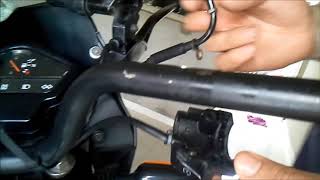 MANTENIMIENTO DE GUAYA DE ACELERADOR DE MOTO TVS 100 SPORT [upl. by Darton893]