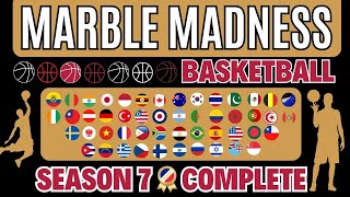 Marble Madness Basketball  Season 7 Complete  Captain Marble Racing [upl. by Pandolfi]