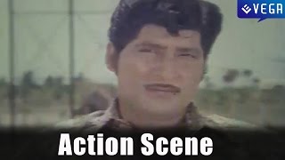 Abhimanyudu Telugu Movie  Action Scene [upl. by Ahseirej]