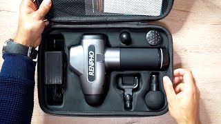 Renpho Massage Gun Unboxing amp Review [upl. by Henn]