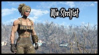 Fallout4 Mia Steelfist Lets play EP09  Another DIA Cache mission for PAM [upl. by Anival]