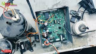 Compressor कुछ देर बाद बंद हो जाता हैं  Daikin inverter AC PCB repair  Daikin PCB repair  PCB [upl. by Rizas]