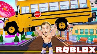 МУЛЬТ ГЕРОЙ Стал ГИГАНТСКИМ Силачом СУПЕР КАЧОК в ROBLOX от FFGTV [upl. by Novled]