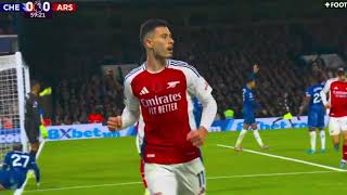 Gabriel Martinelli Goal vs Chelsea Arsenal vs Chelsea Premier League Highlights 2024 [upl. by Lonni764]