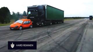 Hard remmen met een scania [upl. by Tallu]