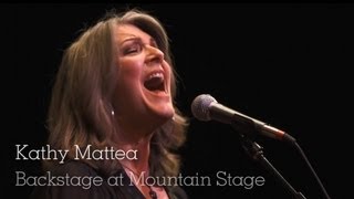 Kathy Mattea  Backstage at Mountain Stage 2013 [upl. by Sherline]