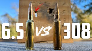 65 Creedmoor vs 308 Barrier Test No More Debating [upl. by Mckee]