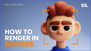 Blender Beginner Tutorial  How to Render in Blender  Blender 34 [upl. by Kleon905]