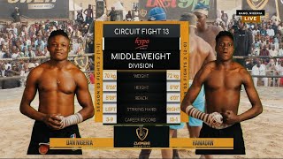 RAMADAN VS DAN NIGERIA  FULL FIGHT  MIDDLEWEIGHT [upl. by Olimreh]