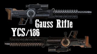 Fallout New Vegas Gun Guide  Gauss Rifle and the YCS186 [upl. by Latrell759]