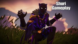 Fortnite Shuri Gameplay Black Panther Squads [upl. by Aeriel984]