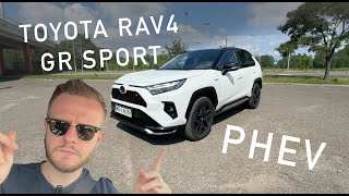 Toyota RAV4 GR Sport PHEV TEST PL Szybka przejażdżka także na prądzie [upl. by Yseulte34]