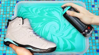 HYDRO Dipping AIR JORDAN SHOES  🎨 [upl. by Timmi]