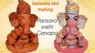 How to do parisara snehi ganapa with mud in homesimple and easyparisara snehi ganapamudartviral [upl. by Euqinorev812]