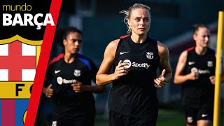 BARÇA FEMENINO  El FC BARCELONA de PERE ROMEU recibe a varias internacionales [upl. by Aristotle]