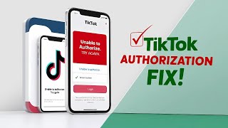 How To Fix Tiktok Unable To Authorize Try Again Problem  Try Again Problem Solved [upl. by Heady]