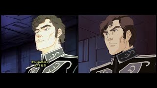 LoGH  Episode 7 610  LaserDisc vs Bluray [upl. by Eelorac]