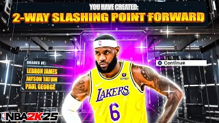 NEW 6’9 “2WAY SLASHING POINT FORWARD” Is A MONSTER 🔥🔥🔥 NBA 2K25 BEST BUILD [upl. by Anaderol]